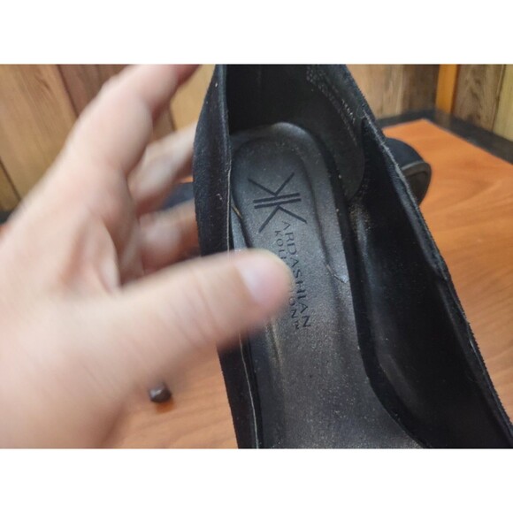 Kardashian Kollection Black Stiletto Heels Women's 10m - Picture 6 of 7